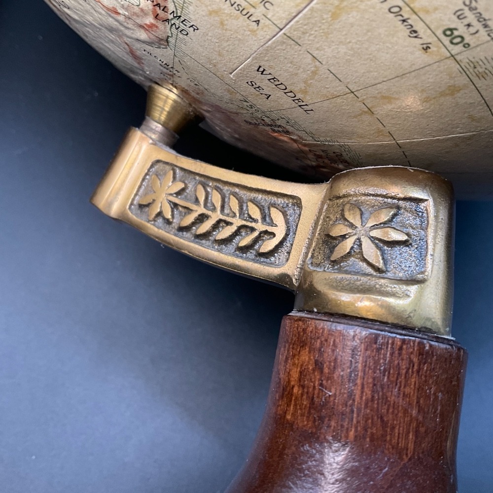 Vintage Replogle‎ 12" Globe USSR Raised Relief Cold War World Classic Tolman - Picture 10 of 16